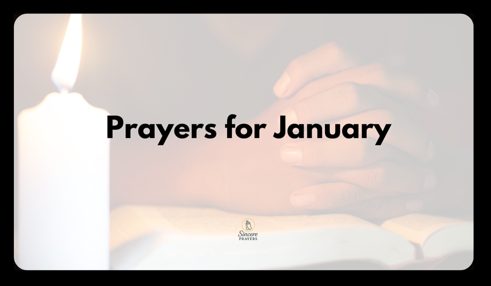 Prayers for January