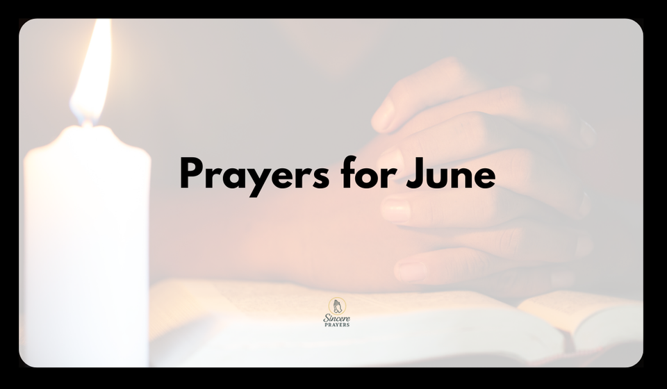 Prayers for June