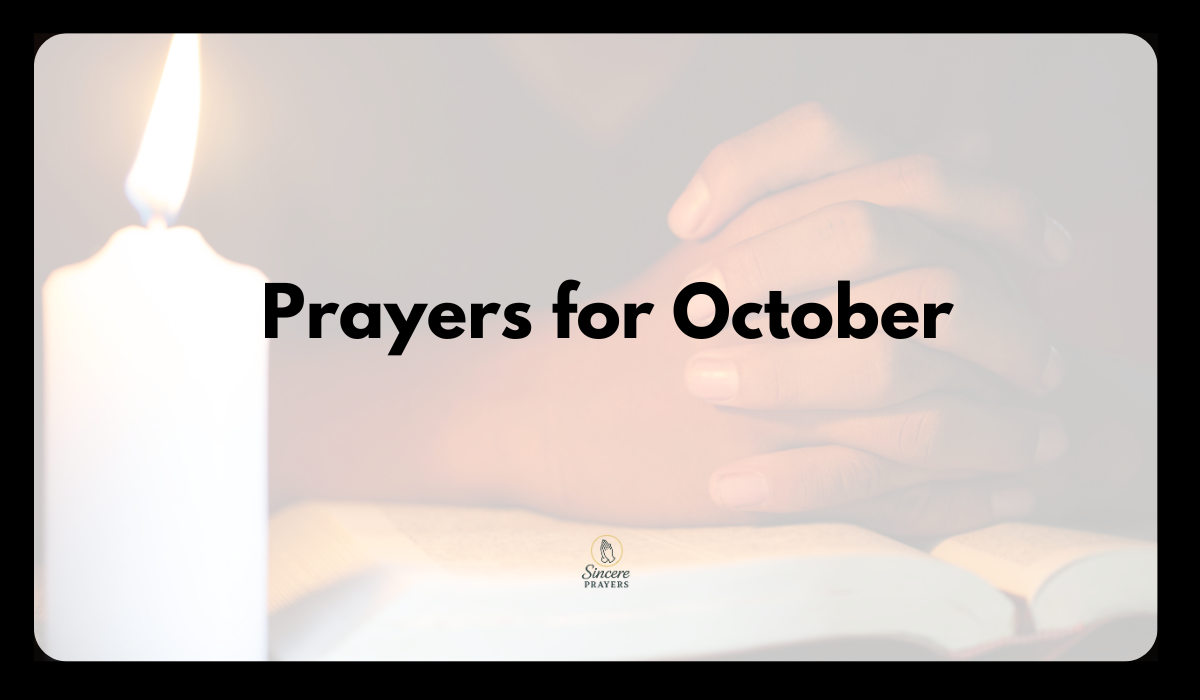 40 Powerful Prayers for October