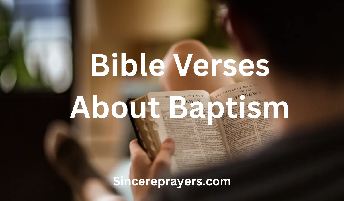 35 Most Powerful Bible Verses About Baptism