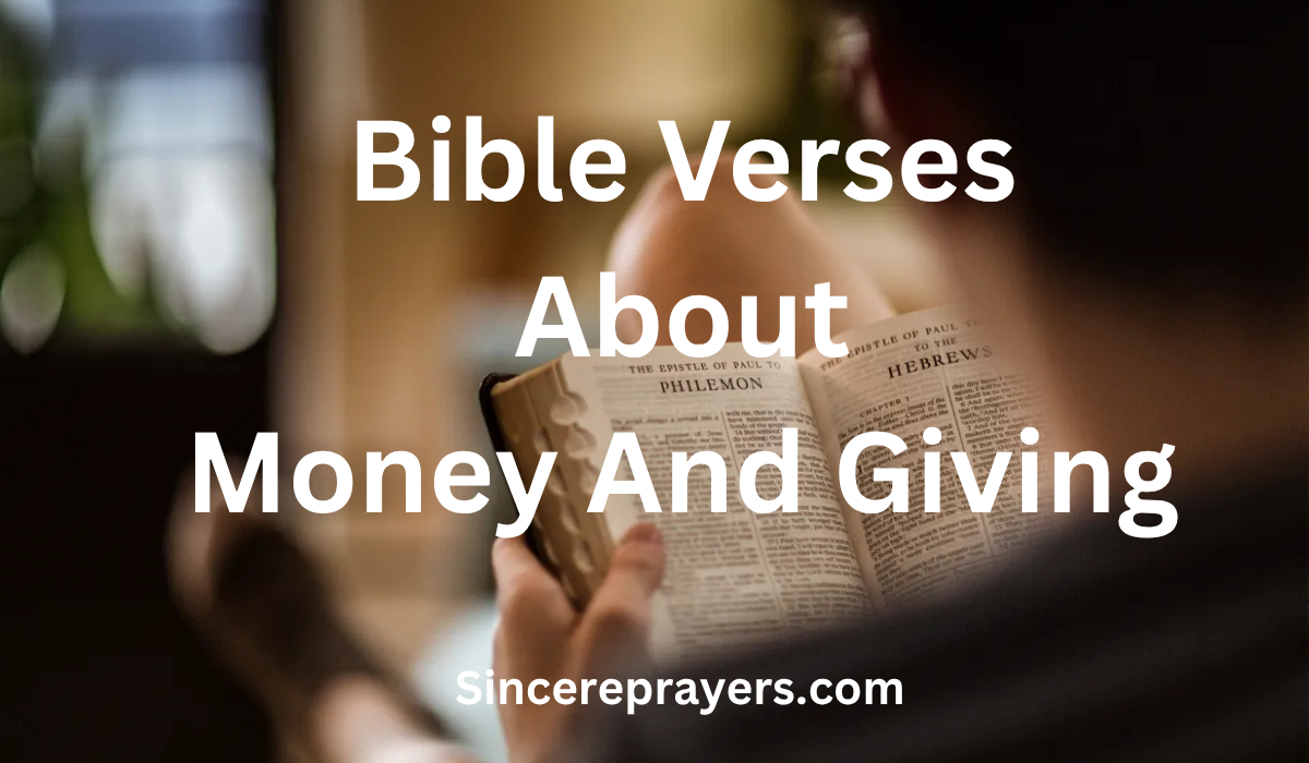 35 Most Effective Bible Verses About Money And Giving
