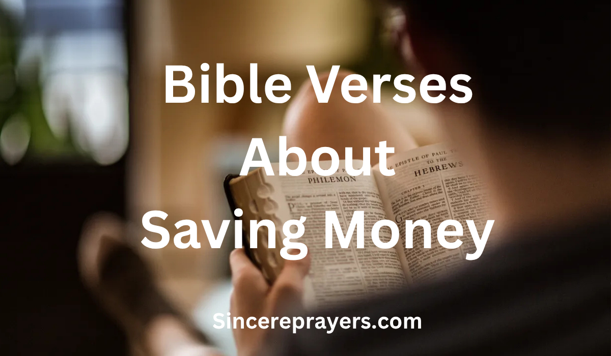 35 Uplifting Bible Verses About Saving Money