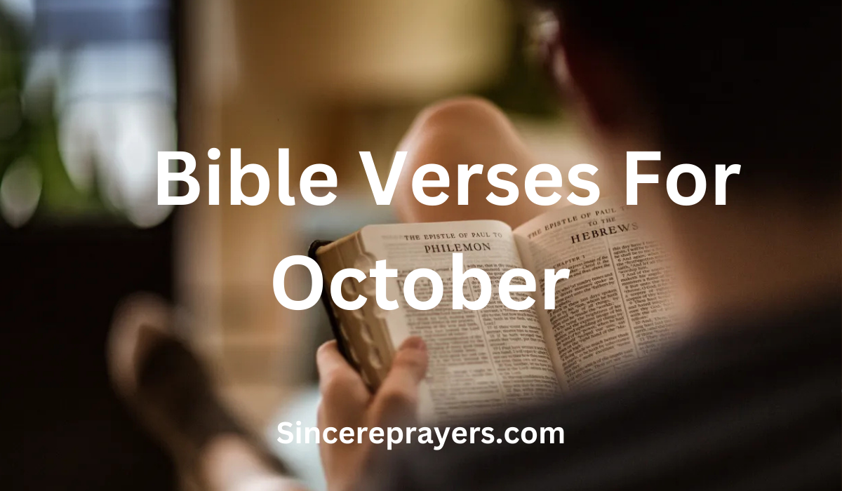 35 Most Powerful Bible Verses For October