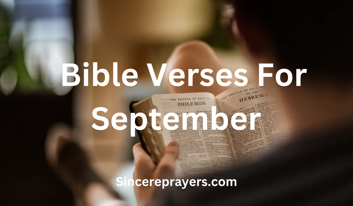 35 Most Powerful Bible Verses For September