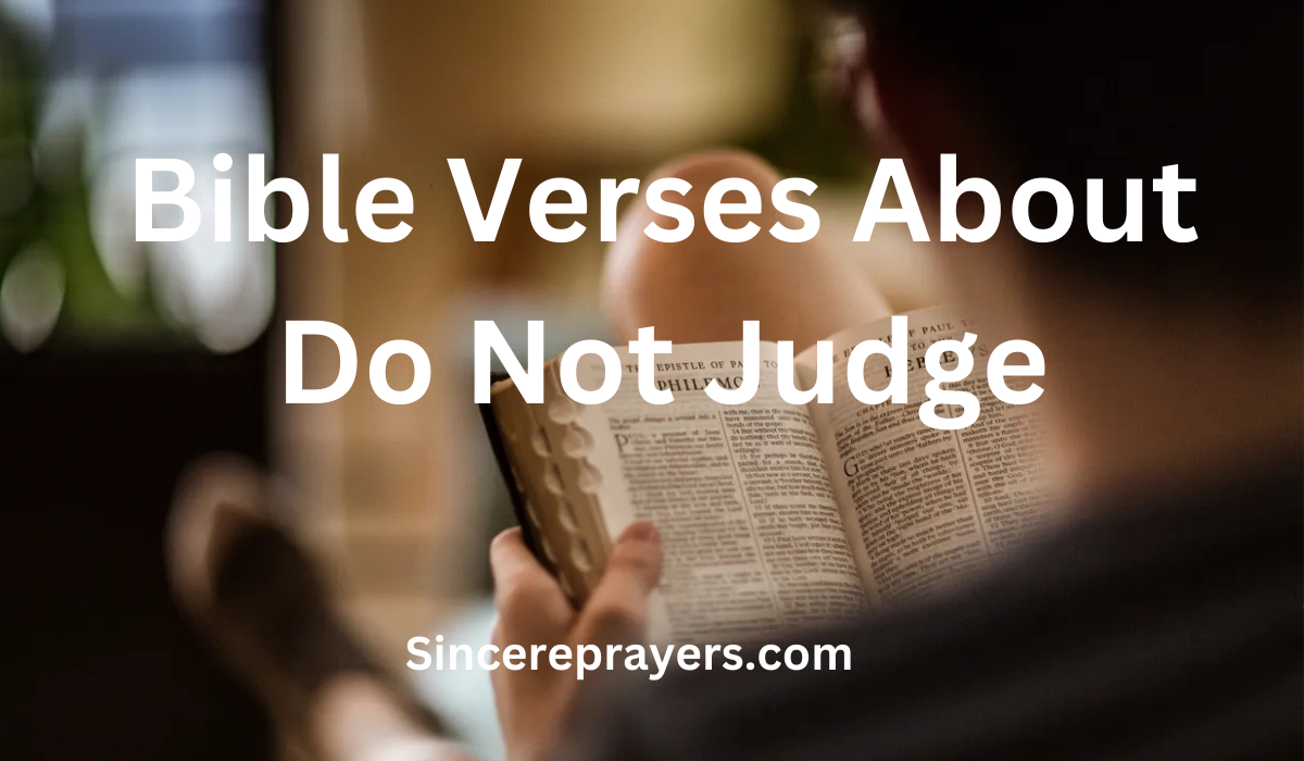 35 Powerful Bible Verses About Do Not Judge