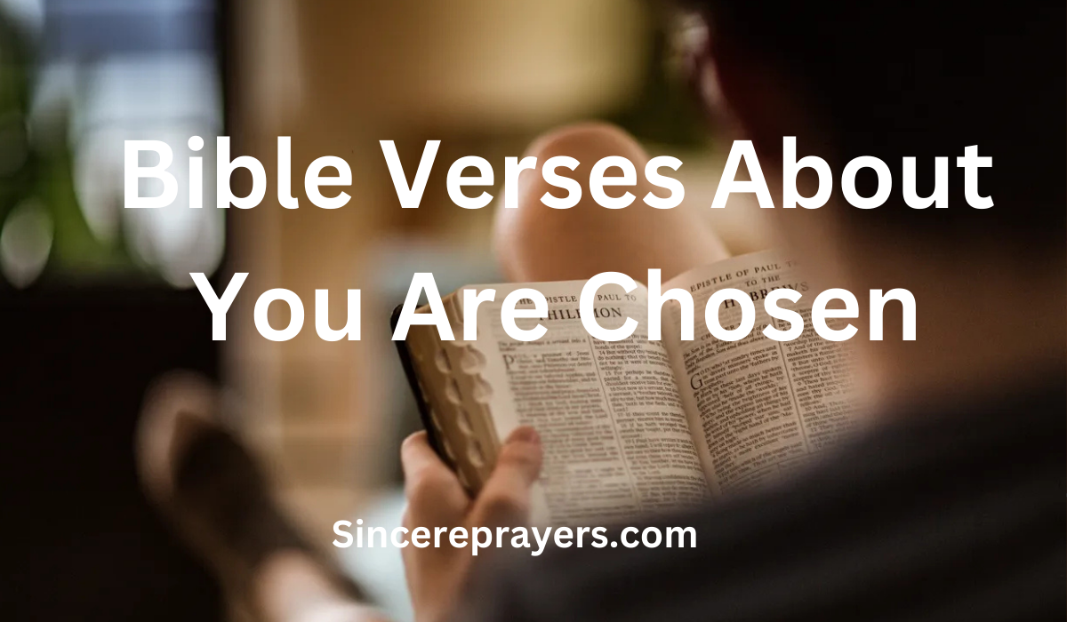 35 Amazing Bible Verses About You Are Chosen