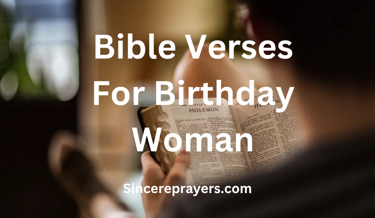 35 Amazing Bible Verses For Birthday Woman