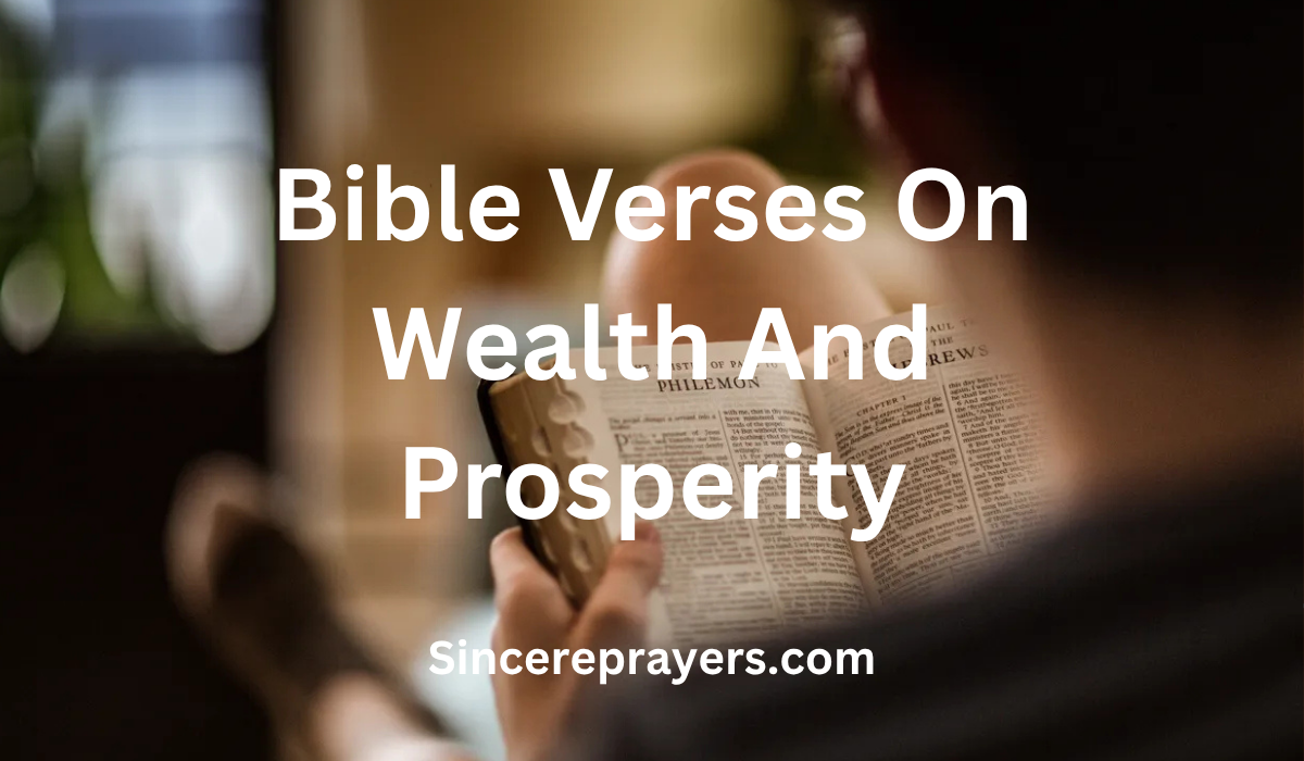 35 Most Uplifting Bible Verses On Wealth And Prosperity