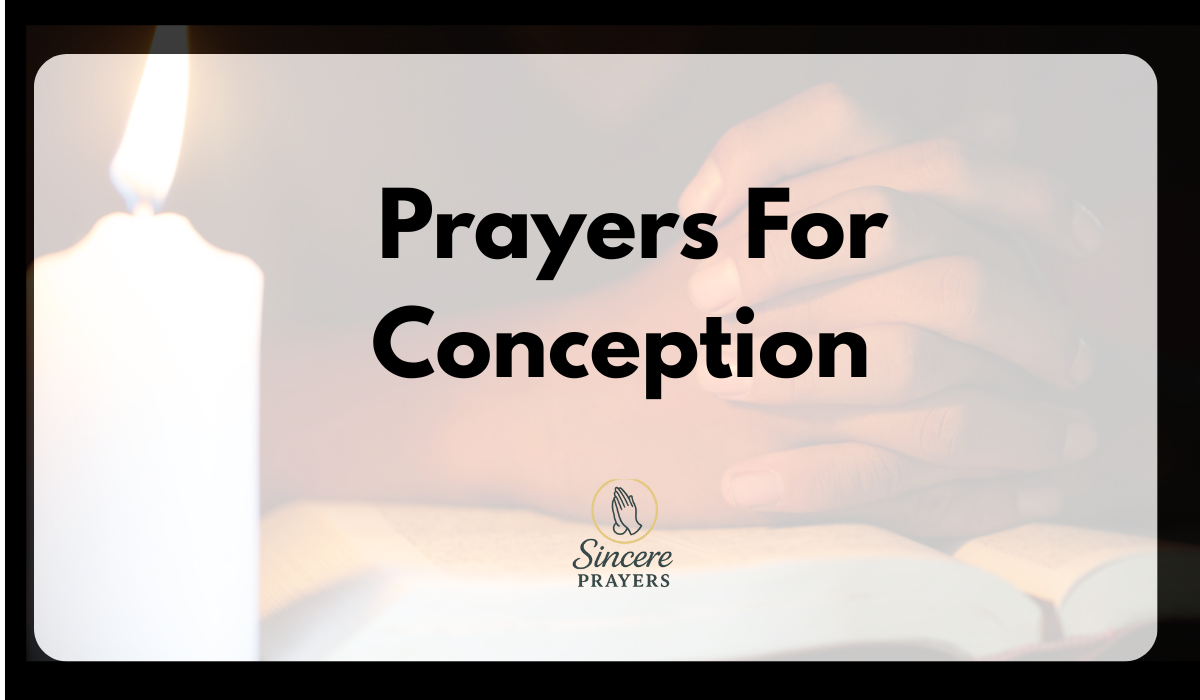 40 Powerful Prayers For Conception