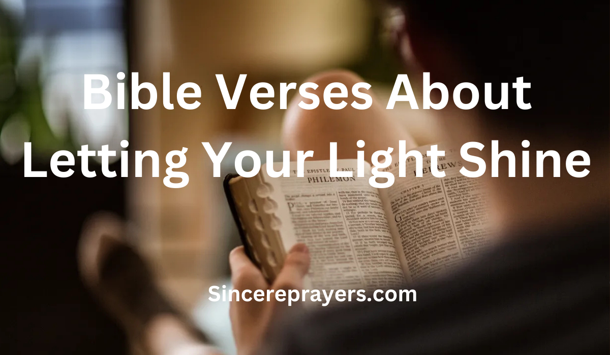 35 Most Inspiring Bible Verses About Letting Your Light Shine