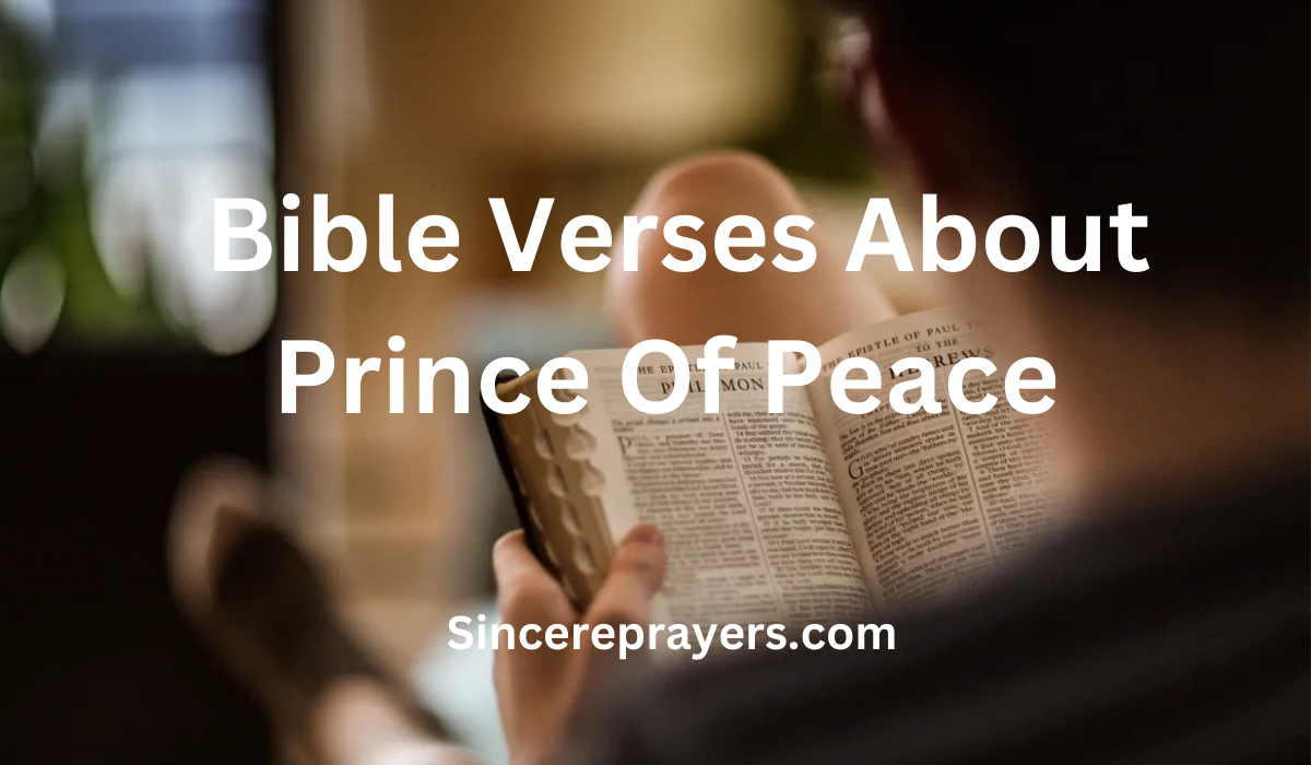 35 Beautiful Bible Verses About Prince Of Peace