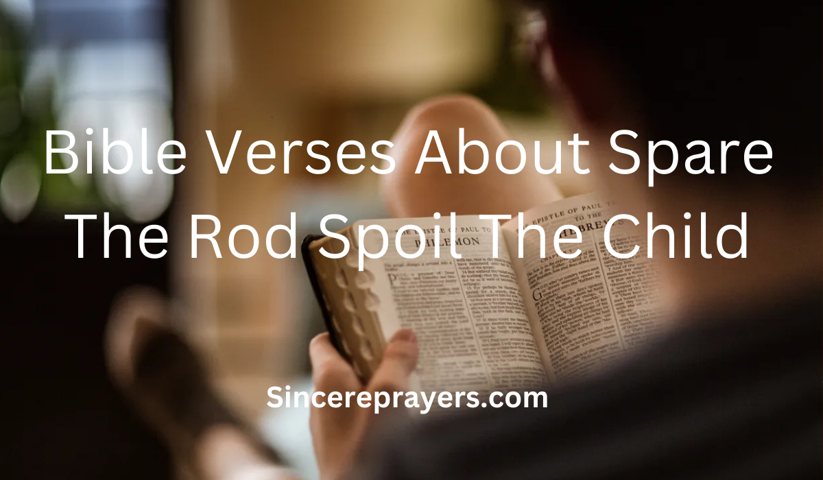 Bible Verses About Spare The Rod Spoil The Child