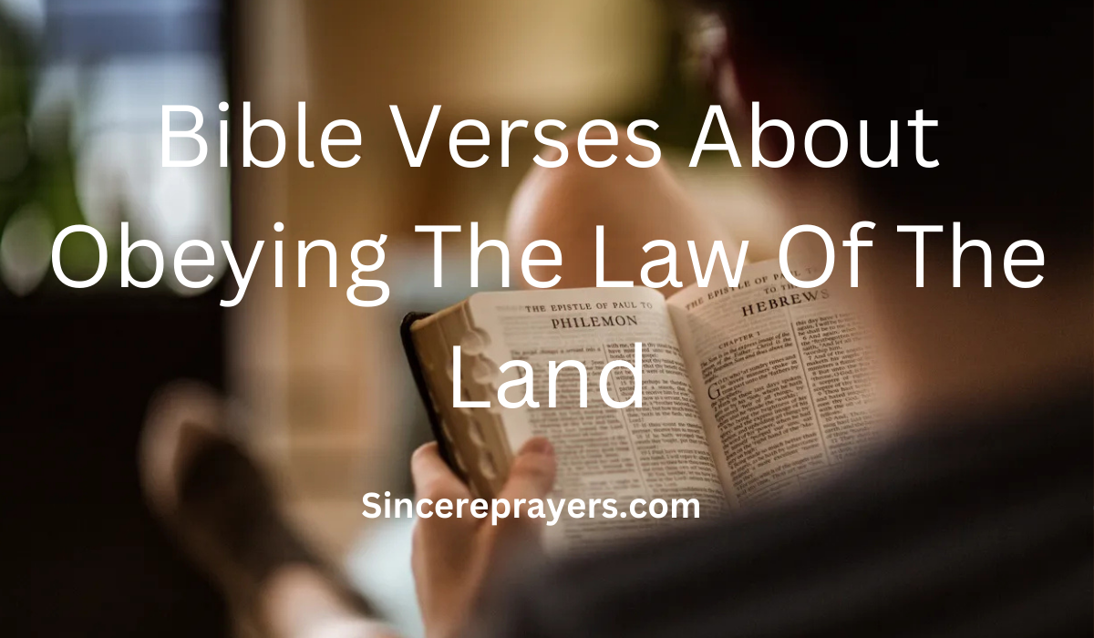 35 Most Powerful Bible Verses About Obeying The Law Of The Land