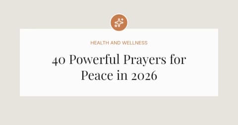 40 Powerful Prayers for Peace in the World