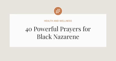 40 Powerful Prayers for Black Nazarene