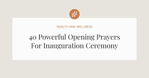 40 Powerful Opening Prayers For Inauguration Ceremony