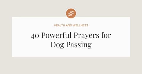 40 Powerful Prayers for Dog Passing