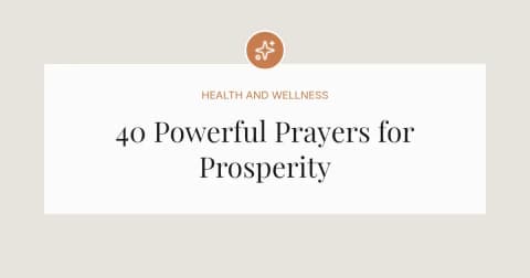 40 Powerful Prayers for Prosperity