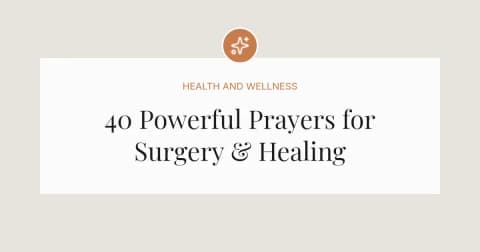 40 Powerful Prayers Before Operation
