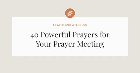 40 Powerful Prayers Before Prayer Meeting