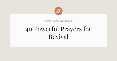 40 Powerful Prayers for Revival
