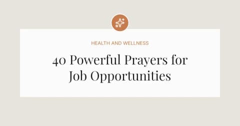 40 Powerful Prayers for Job Opportunities
