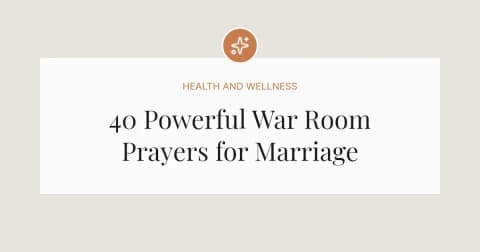 40 Powerful War Room Prayers for Marriage