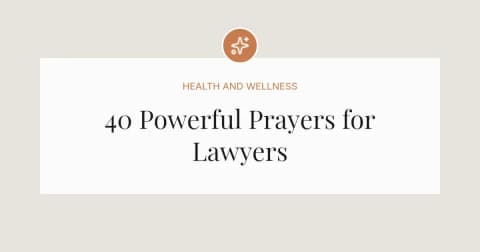 40 Powerful Prayers for Lawyers