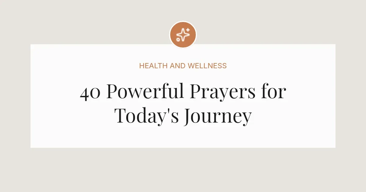 40 Powerful Prayer Messages for Today