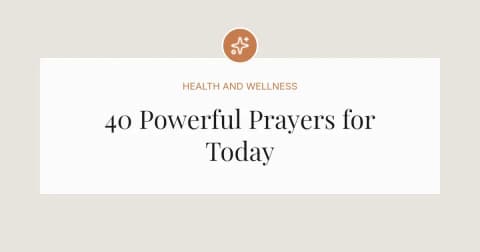 40 Powerful Today Prayer Messages