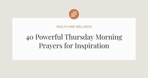 40 Powerful Thursday Morning Prayer Messages