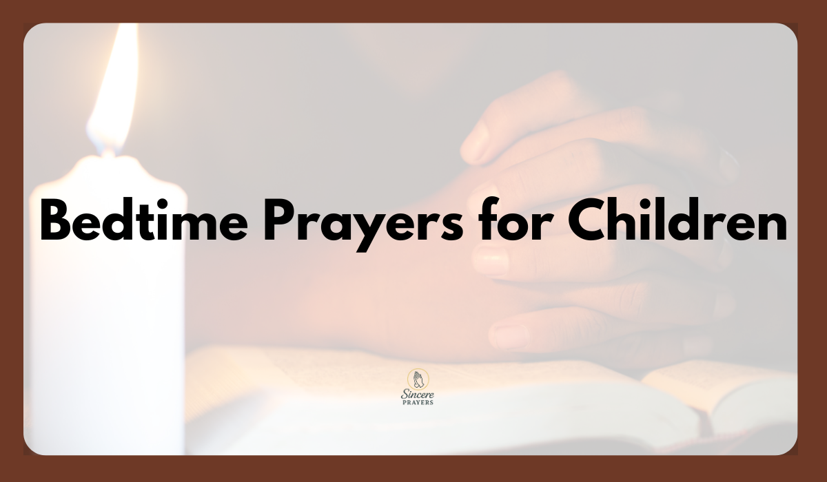 Bedtime Prayers for Children