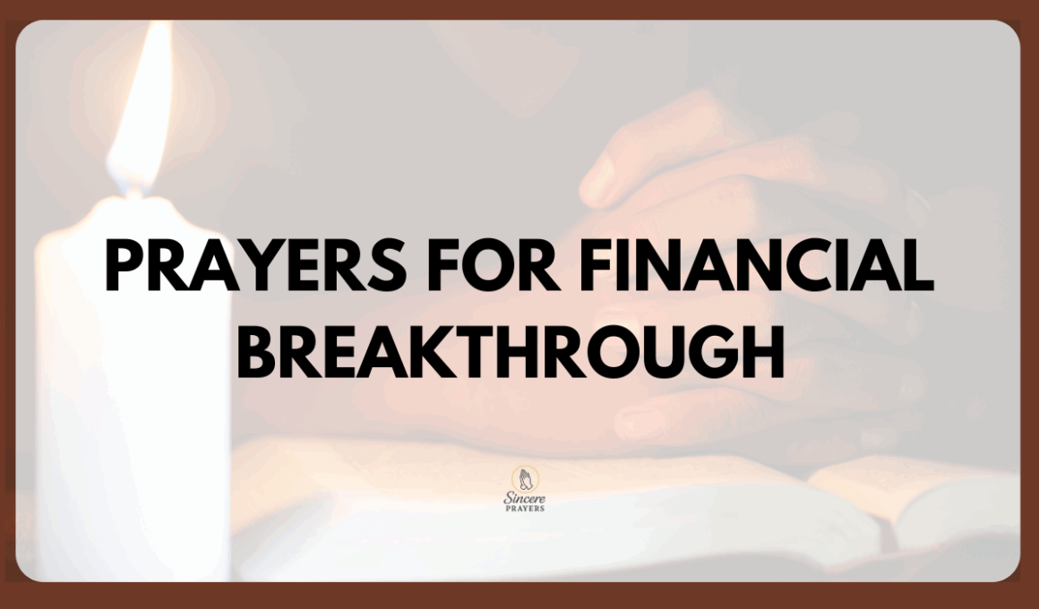 Prayers for Financial Breakthrough