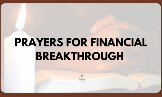 Prayers for Financial Breakthrough