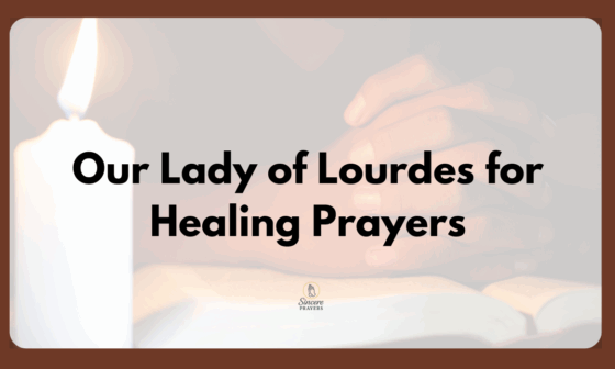 Our Lady of Lourdes for Healing Prayers