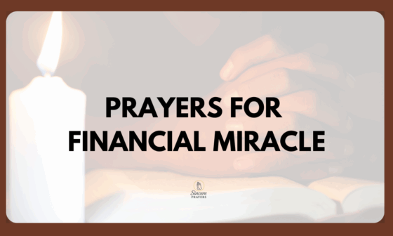 Prayers for Financial Miracle