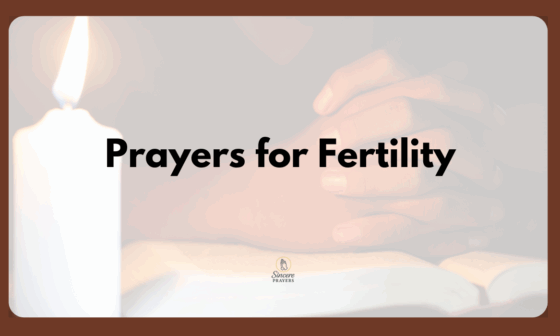 Prayers for Fertility