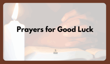 Prayers for Good Luck