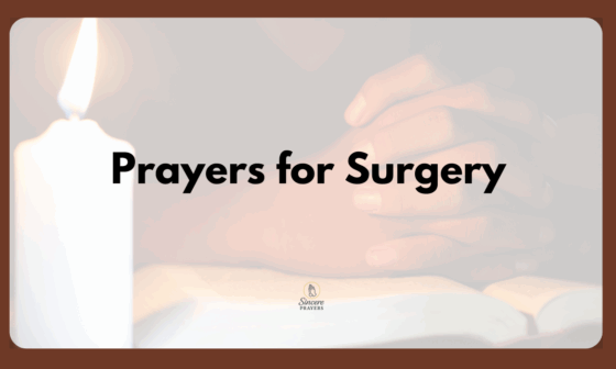Prayers for Surgery