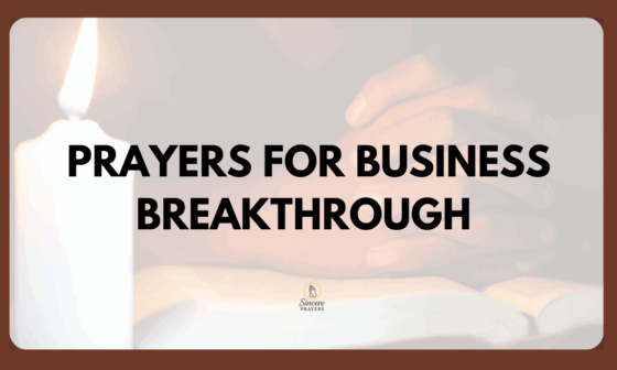 Prayers for Business Breakthrough