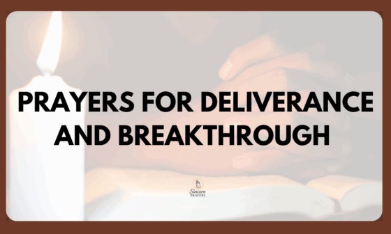 Prayers for Deliverance and Breakthrough
