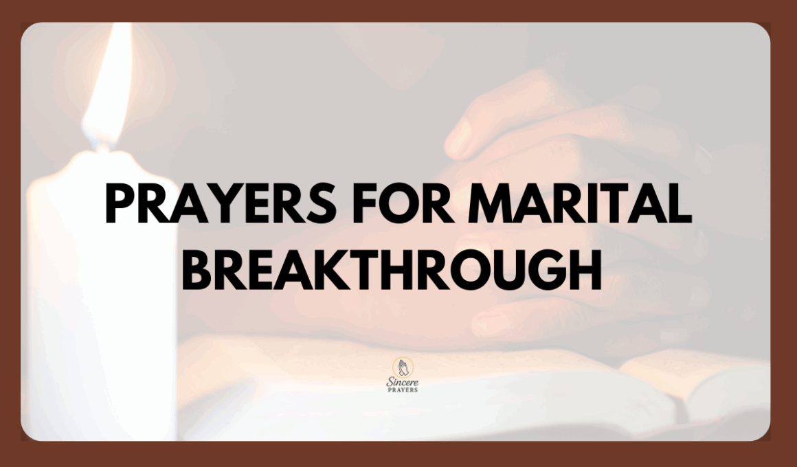 Prayers for Marital Breakthrough