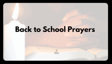 Back to School Prayers for Students