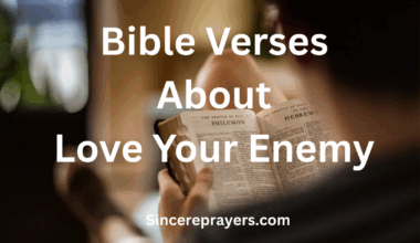 Bible Verses About Love Your Enemy