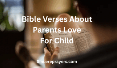 Bible Verses About Parents Love For Child
