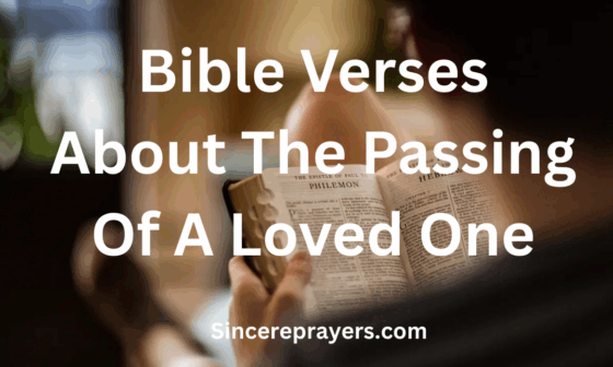 Bible Verses About The Passing Of A Loved One