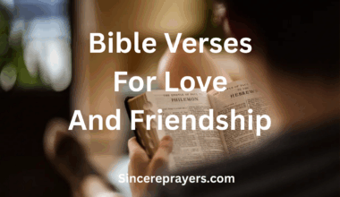 Bible Verses For Love And Friendship