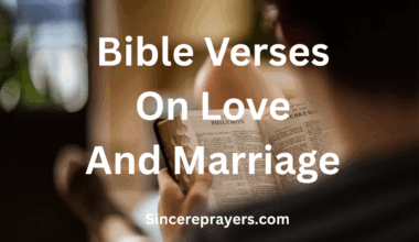 Bible Verses On Love And Marriage