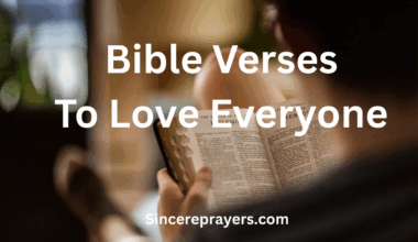 Bible Verses To Love Everyone