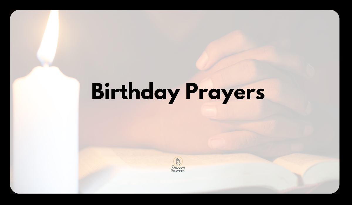 Birthday Prayers for Your Son